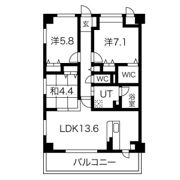 ファミーユ江坂の間取り画像