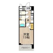 スプランディッド難波SOUTHの間取り画像