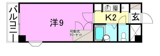 ベルメゾン福音寺の間取り画像