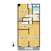 ルネスひたち野の間取り画像