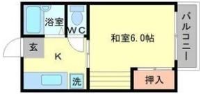 ヴィラプレフェールⅠの間取り画像