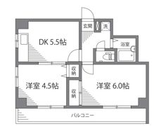 モンシェール三ノ輪の間取り画像