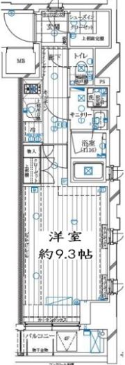 レガリス月島ベイサイドコートの間取り画像