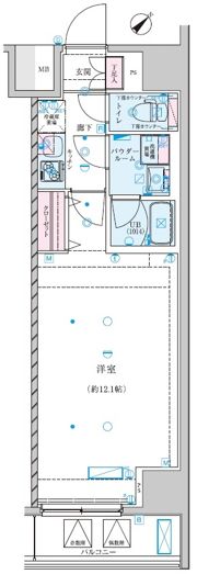 GENOVIA新横浜スカイガーデンの間取り画像