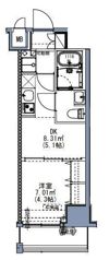 S－RESIDENCE尾久azureの間取り画像