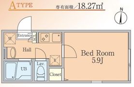 グランクオール大島WESTの間取り画像