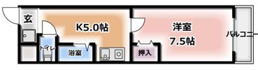グレイス門真南の間取り画像