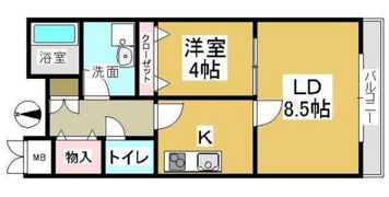サダーズ伊福町の間取り画像