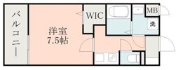 レクシアフラッツ水前寺の間取り画像