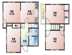 当新田戸建ての間取り画像