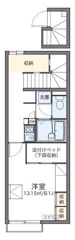 レオパレスキャトル セゾンの間取り画像