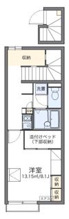 レオパレスキャトル セゾンの間取り画像