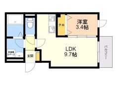 PORTA NOB 二日市の間取り画像