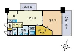 アミティエ博多駅南の間取り画像