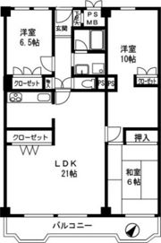 イトーピア舟入マンションの間取り画像