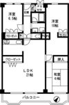 イトーピア舟入マンションの間取り画像