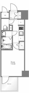 エステムプラザ横濱関内の間取り画像