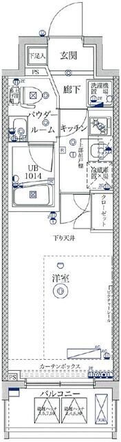 フェルクルールプレスト横浜弘明寺の間取り画像