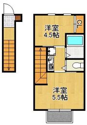 Dear津田 B棟の間取り画像