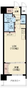 スプランディッド福島WESTの間取り画像