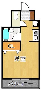 アルテハイム折尾の間取り画像