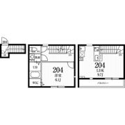 ミハス明大前の間取り画像