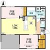 D-residence下田部Bの間取り画像