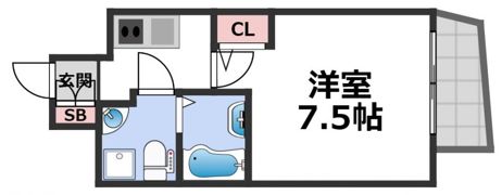 TLRレジデンス高井田の間取り画像
