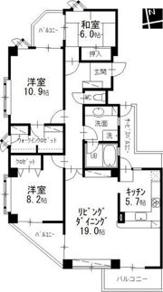 コート八事石坂の間取り画像