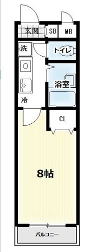 新大阪エクセルハイツの間取り画像