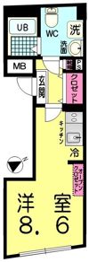 Cross Gray町屋の間取り画像
