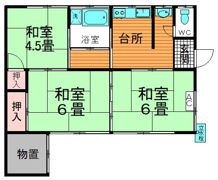 鈴木貸家の間取り画像