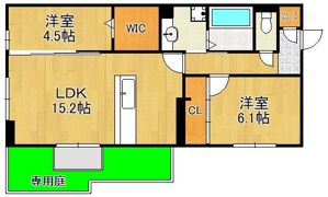 アピアランス中井の間取り画像