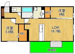 アピアランス中井の間取り画像