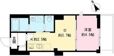つむぎの杜 西荻みなみの間取り画像