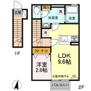 The海津の間取り画像