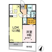 ベルデュールの間取り画像