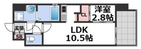 ワールドアイ大阪フェリーチェの間取り画像