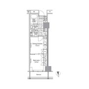 パークハビオ門前仲町の間取り画像