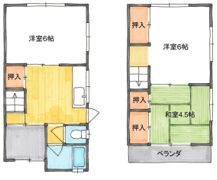 寝屋川市御幸東町住宅の間取り画像