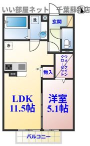 D-ROOM Eastの間取り画像