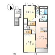 クレストの間取り画像