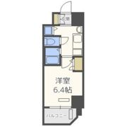 プレサンス心斎橋ラヴィの間取り画像