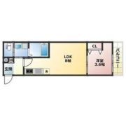 ALEGRIA千里丘の間取り画像