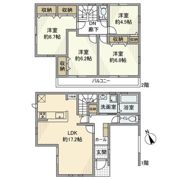 矢作町戸建の間取り画像