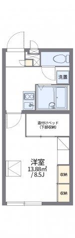 レオパレス中村の間取り画像