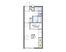 レオパレスひかりの間取り画像