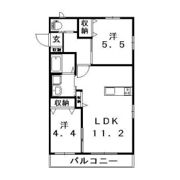 ラ・セーヌ藤崎Aの間取り画像