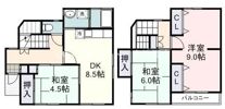 平和2丁目（冨谷）戸建の間取り画像