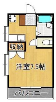 ハイネス枝光A棟の間取り画像